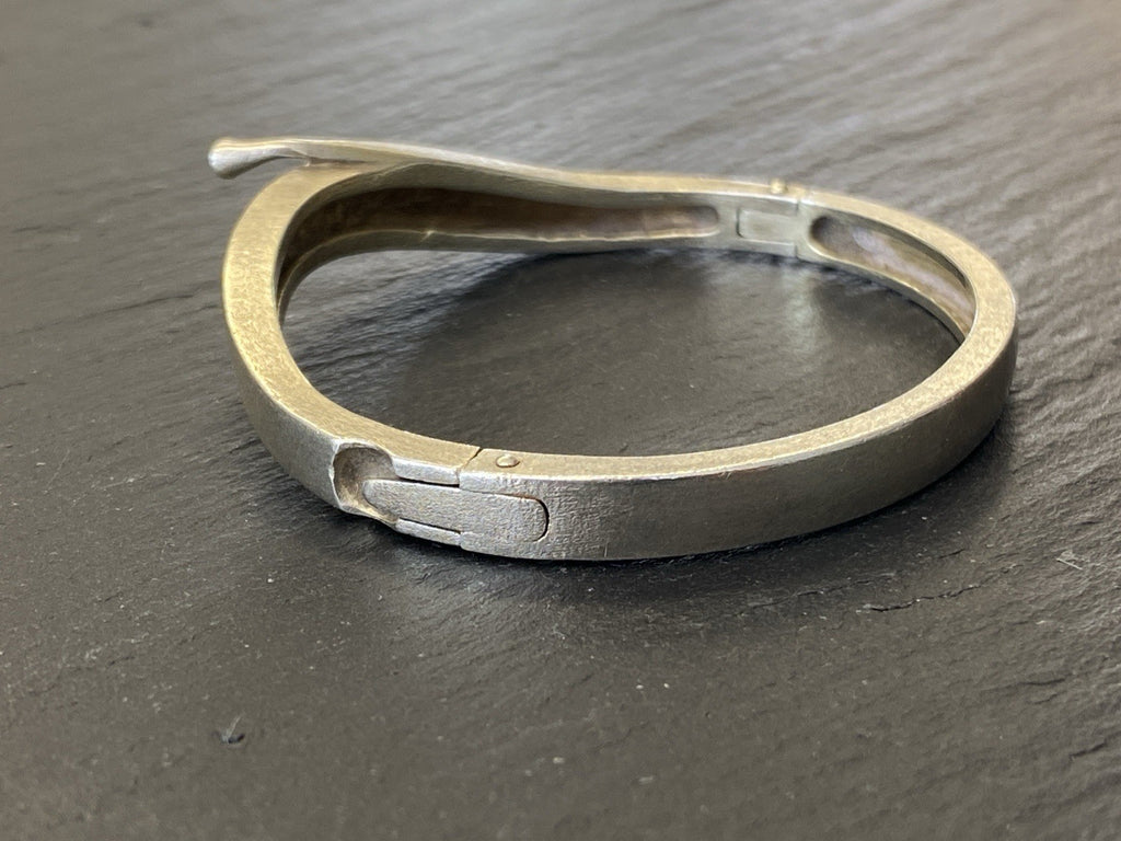 Armreif Armband 925 Sterling Silber Melée Diamant 0,03ct ca 23,53g