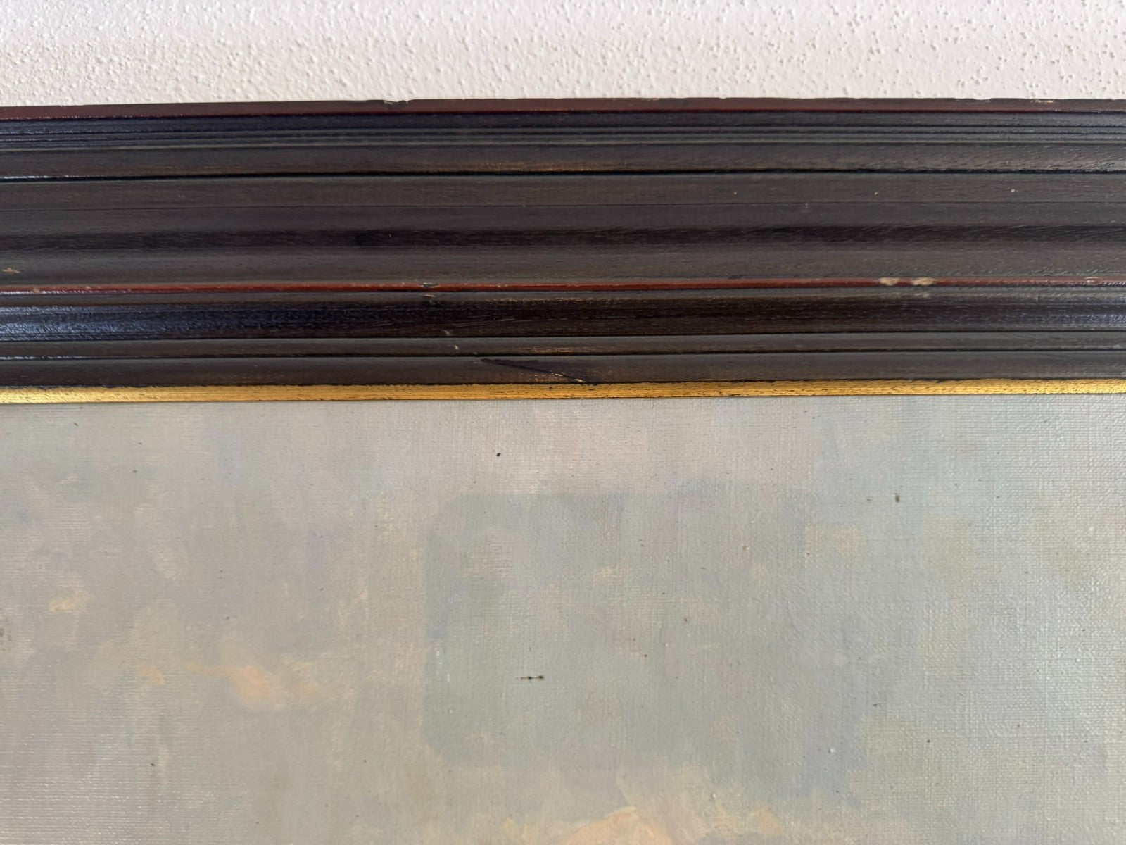 Ölgemälde Landschaft Thörishaus bei Bern signiert Willy Monnier (1909-1981)