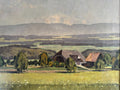 ÖLGEMÄLDE LANDSCHAFT THÖRISHAUS BEI BERN SIGNIERT Willy MONNIER (1909-1981)