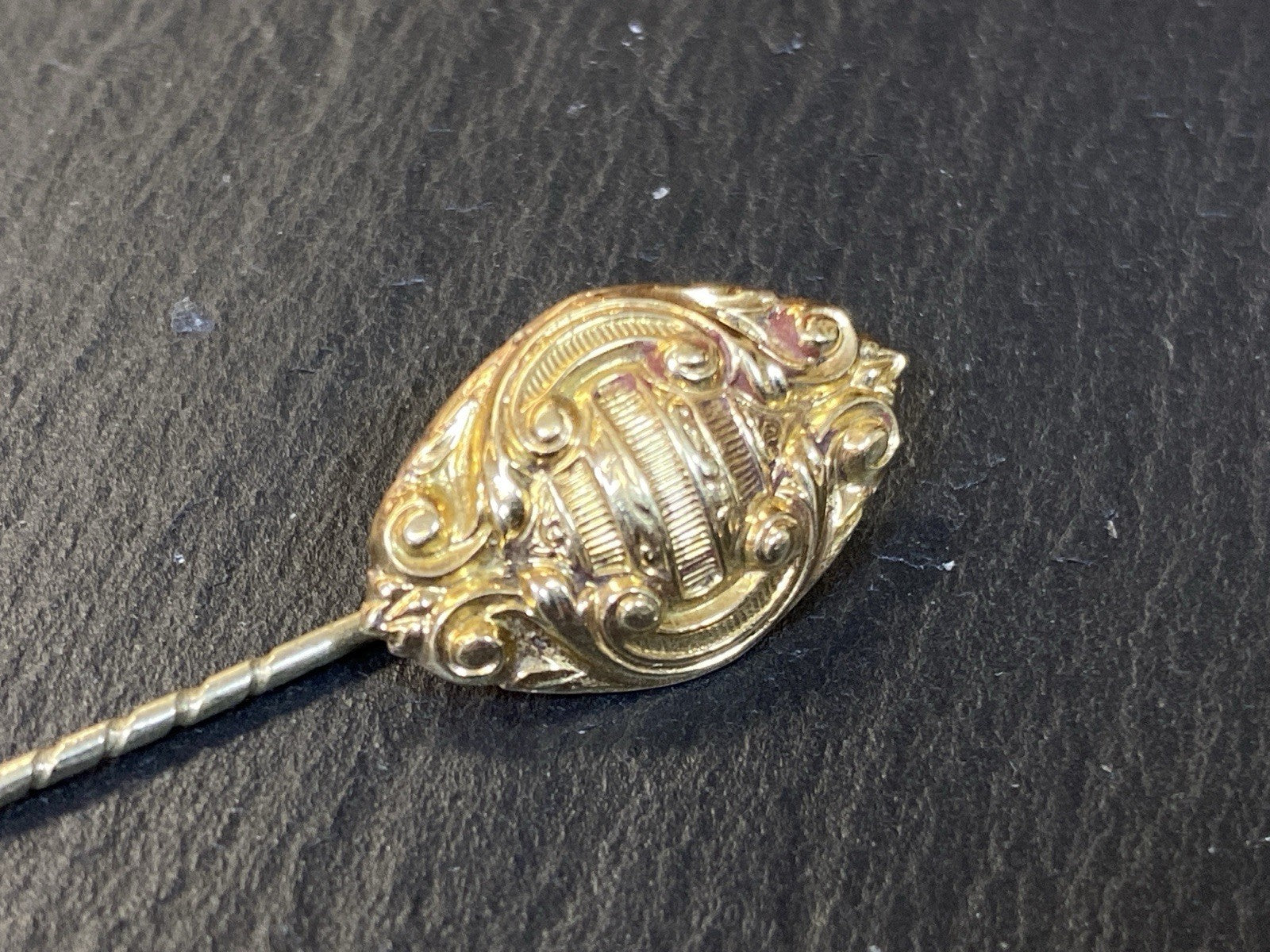 Anstecknadel Brosche Biedermeier Filigranes Dekor