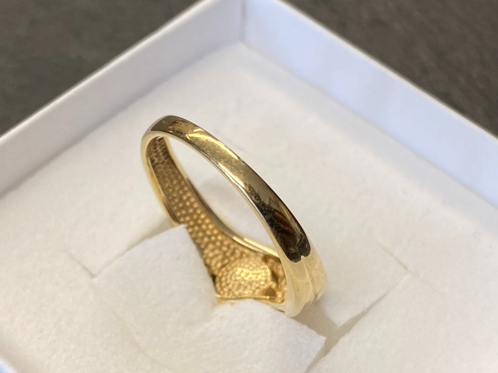 Eleganter Perlenring Ring Gelbgold 585 mit Perle und Diamanten Grösse 53