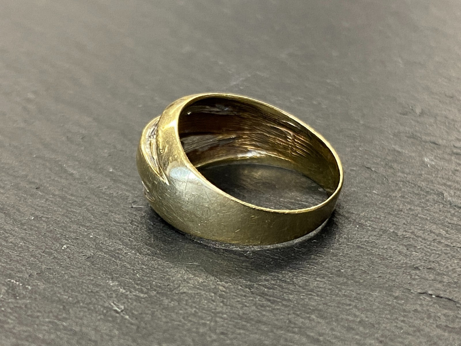 Eleganter Ring Gold 585 Diamanten 0.1ct Grösse 50
