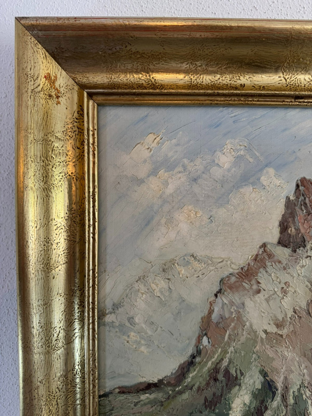 Ölgemälde Landschaft signiert A. Rheinboldt