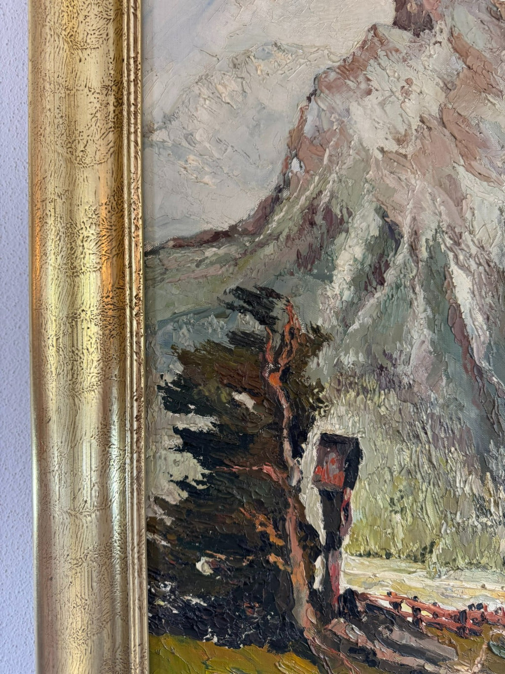 Ölgemälde Landschaft signiert A. Rheinboldt