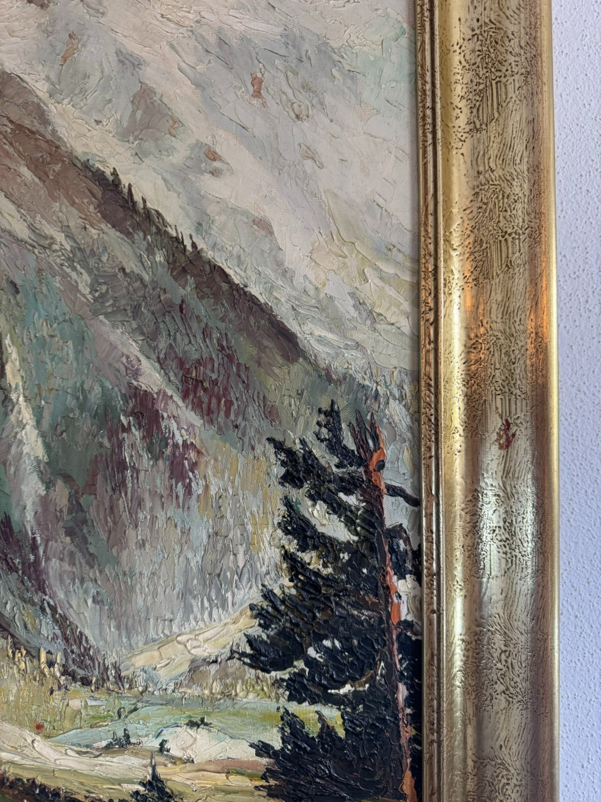 Ölgemälde Landschaft signiert A. Rheinboldt