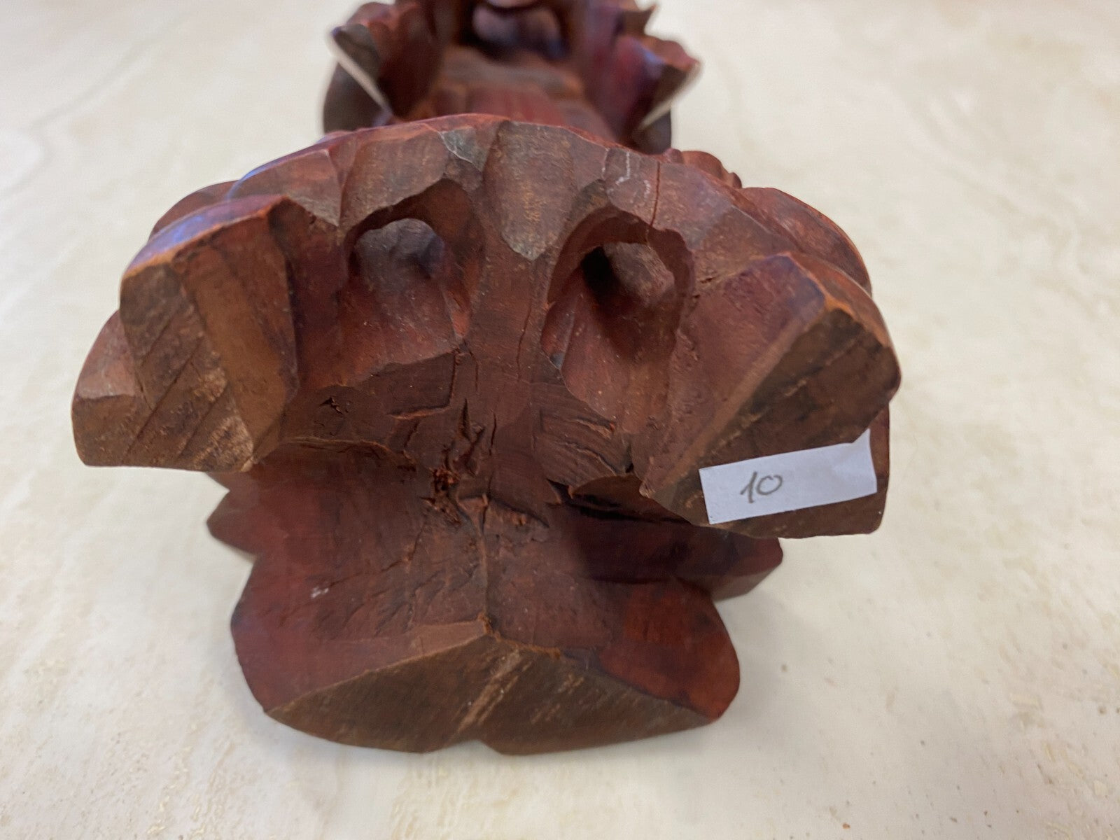 China Skulptur aus Holz Gelehrter 30cm hoch