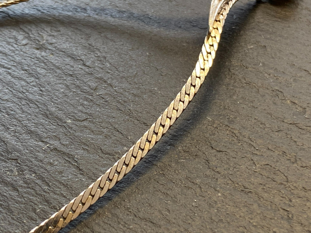 Elegantes Collier Weissgold Gold 585 16,6g mit Perle und Diamanten Halskette