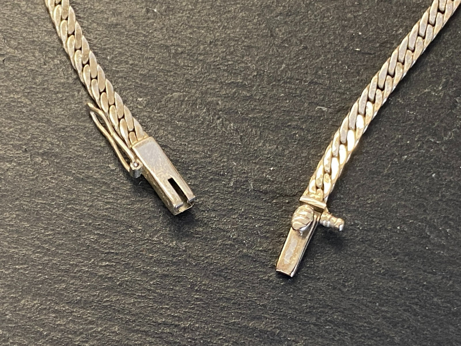Elegantes Collier Weissgold Gold 585 16,6g mit Perle und Diamanten Halskette