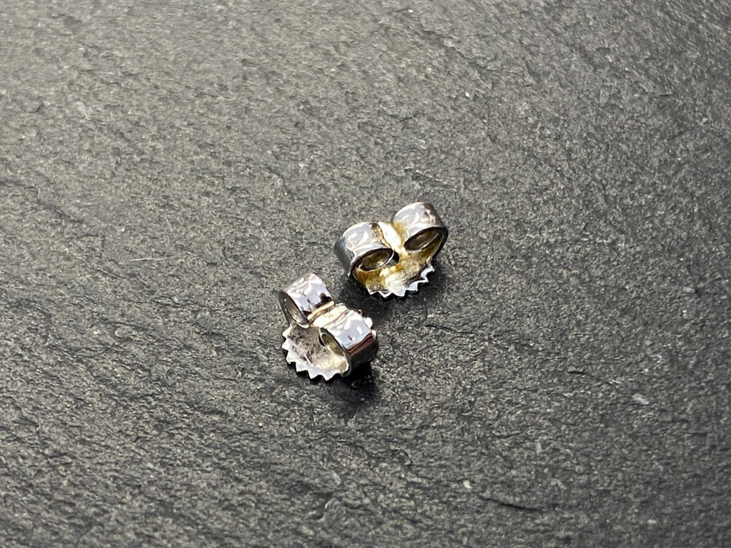 Paar Ohrstecker aus Weissgold Gold 14K 585 mit Perle Perlenohrringe Ohrringe