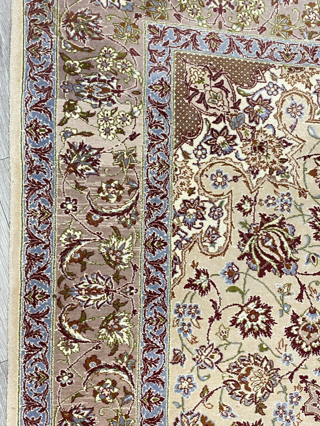 Isfahan Teppich Seideteppich Seide 1.000.000 Knoten 167x107cm Orientteppich