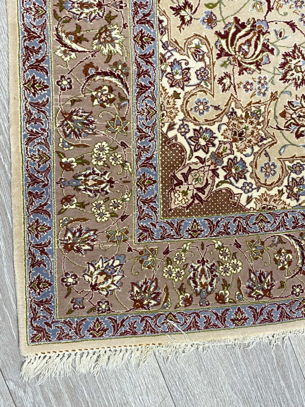 Isfahan Teppich Seideteppich Seide 1.000.000 Knoten 167x107cm Orientteppich