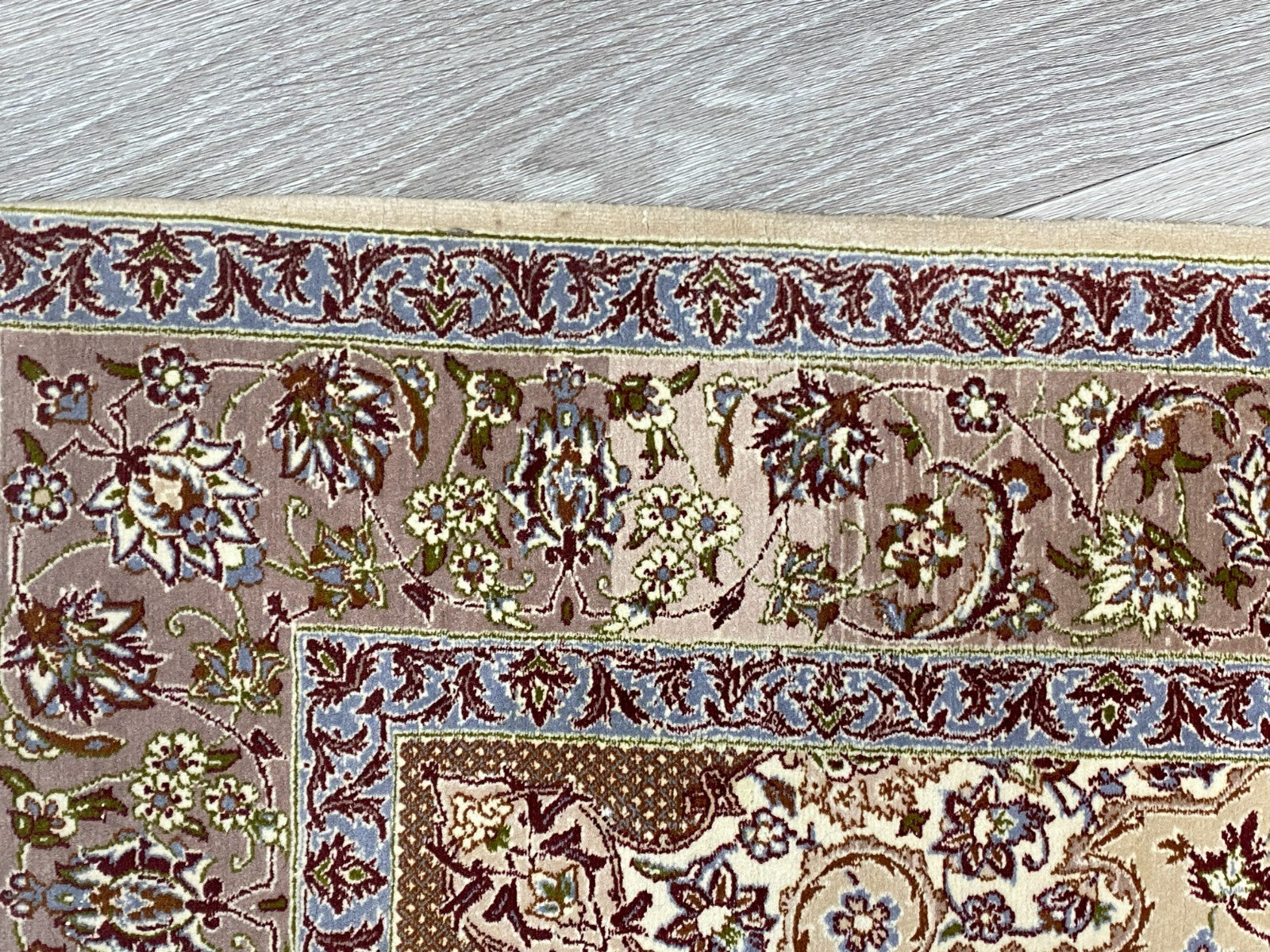 Isfahan Teppich Seideteppich Seide 1.000.000 Knoten 167x107cm Orientteppich