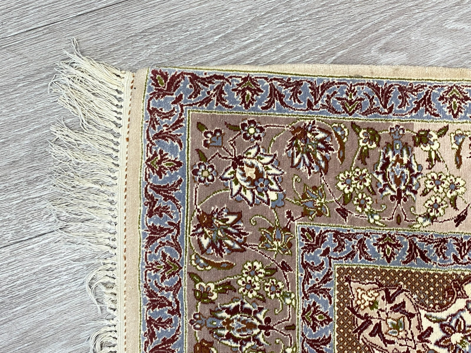 Isfahan Teppich Seideteppich Seide 1.000.000 Knoten 167x107cm Orientteppich
