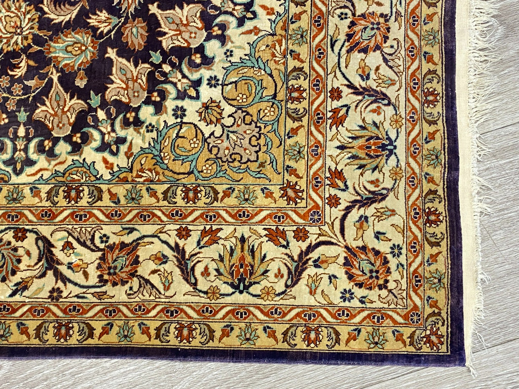 Isfahan Teppich Seideteppich Seide 1.000.000 Knoten 163x93cm Orientteppich
