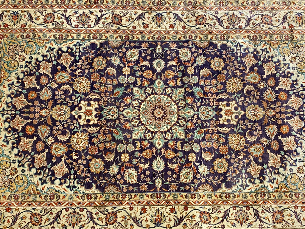 Isfahan Teppich Seideteppich Seide 1.000.000 Knoten 163x93cm Orientteppich