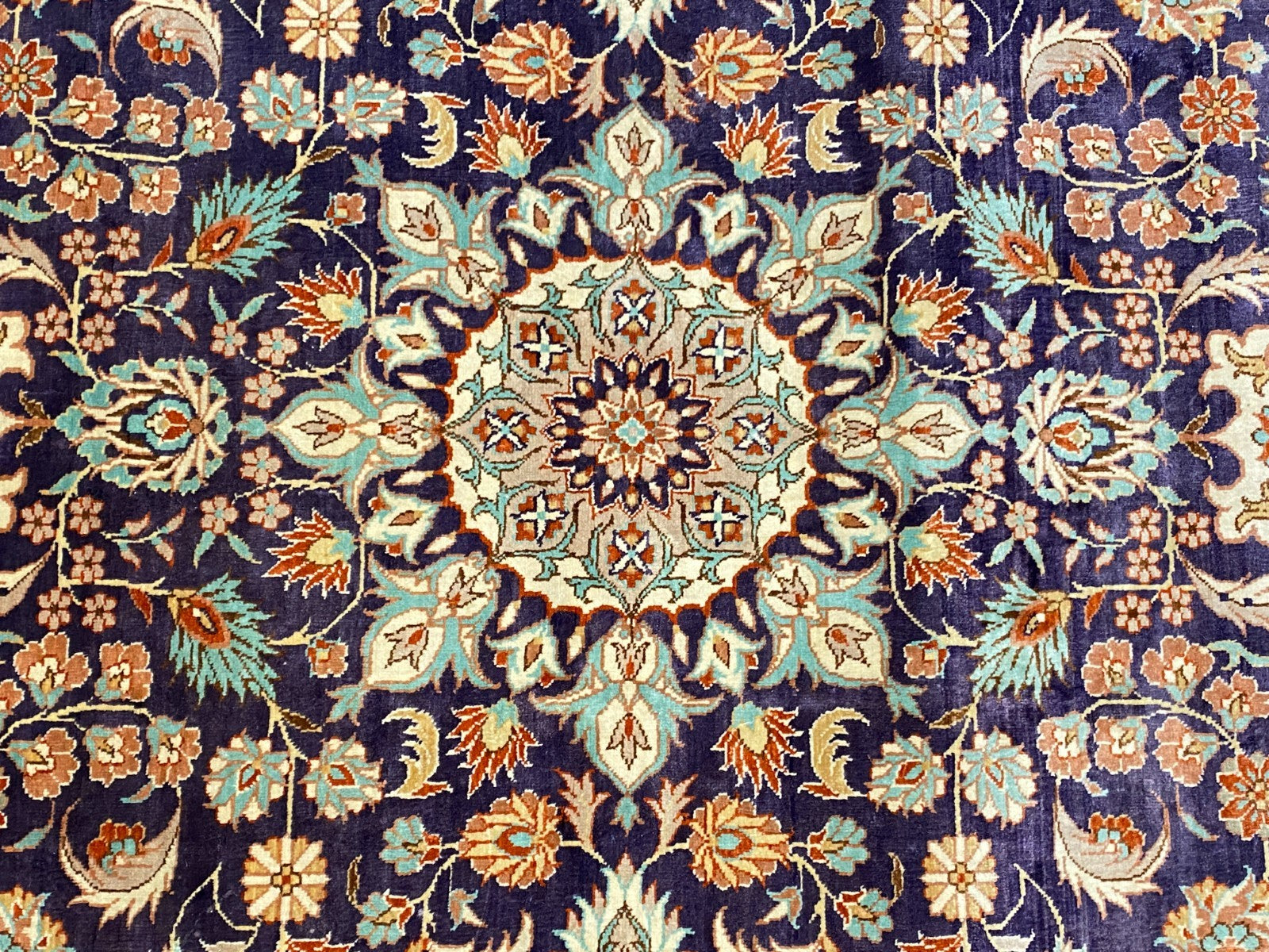 Isfahan Teppich Seideteppich Seide 1.000.000 Knoten 163x93cm Orientteppich