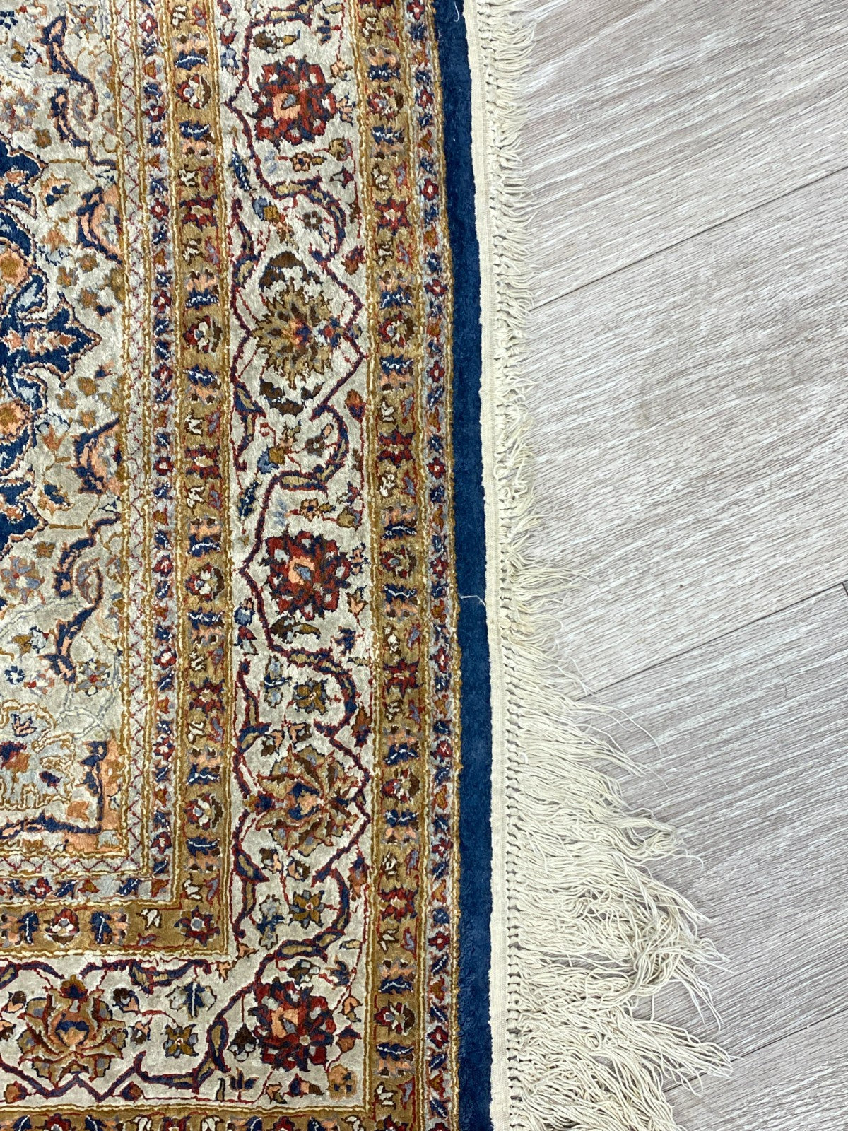 Nain Teppich Seideteppich Seide 1.000.000 Knoten 178x93cm Orientteppich