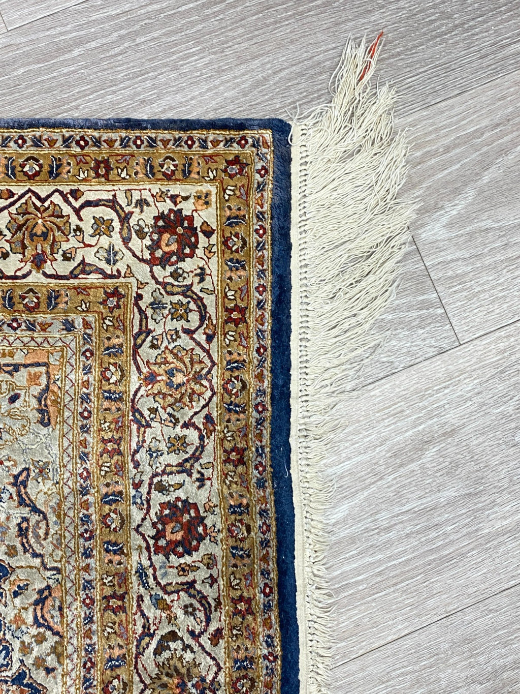 Nain Teppich Seideteppich Seide 1.000.000 Knoten 178x93cm Orientteppich