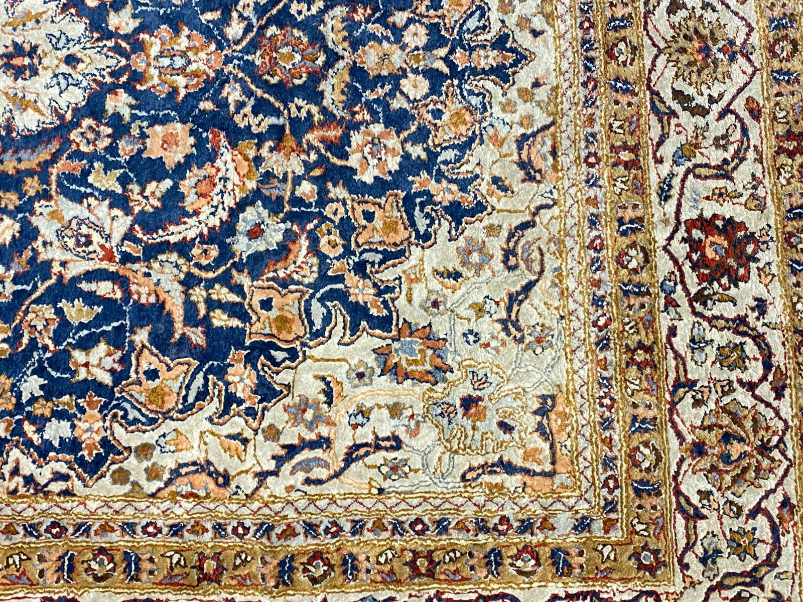 Nain Teppich Seideteppich Seide 1.000.000 Knoten 178x93cm Orientteppich