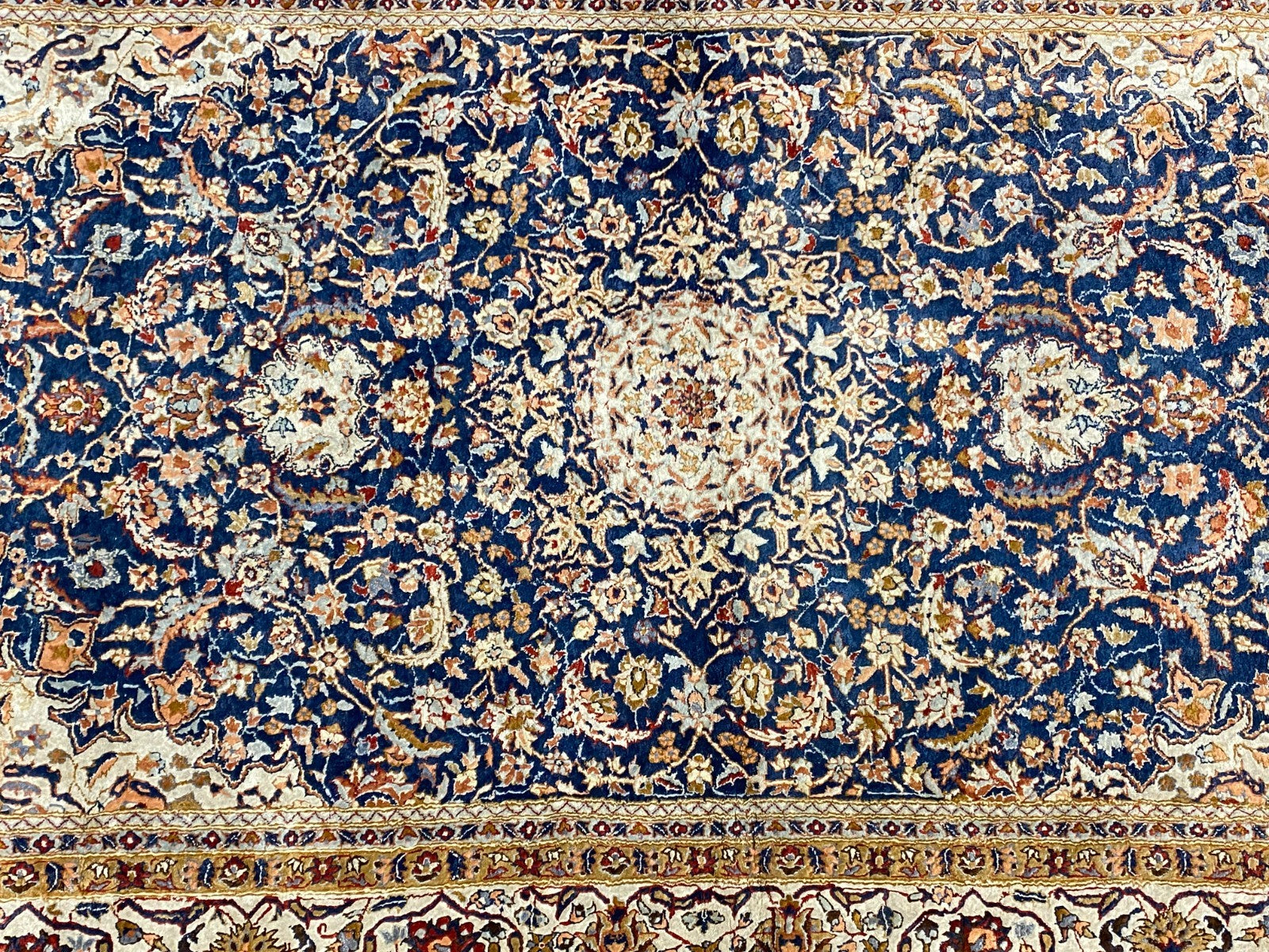 Nain Teppich Seideteppich Seide 1.000.000 Knoten 178x93cm Orientteppich