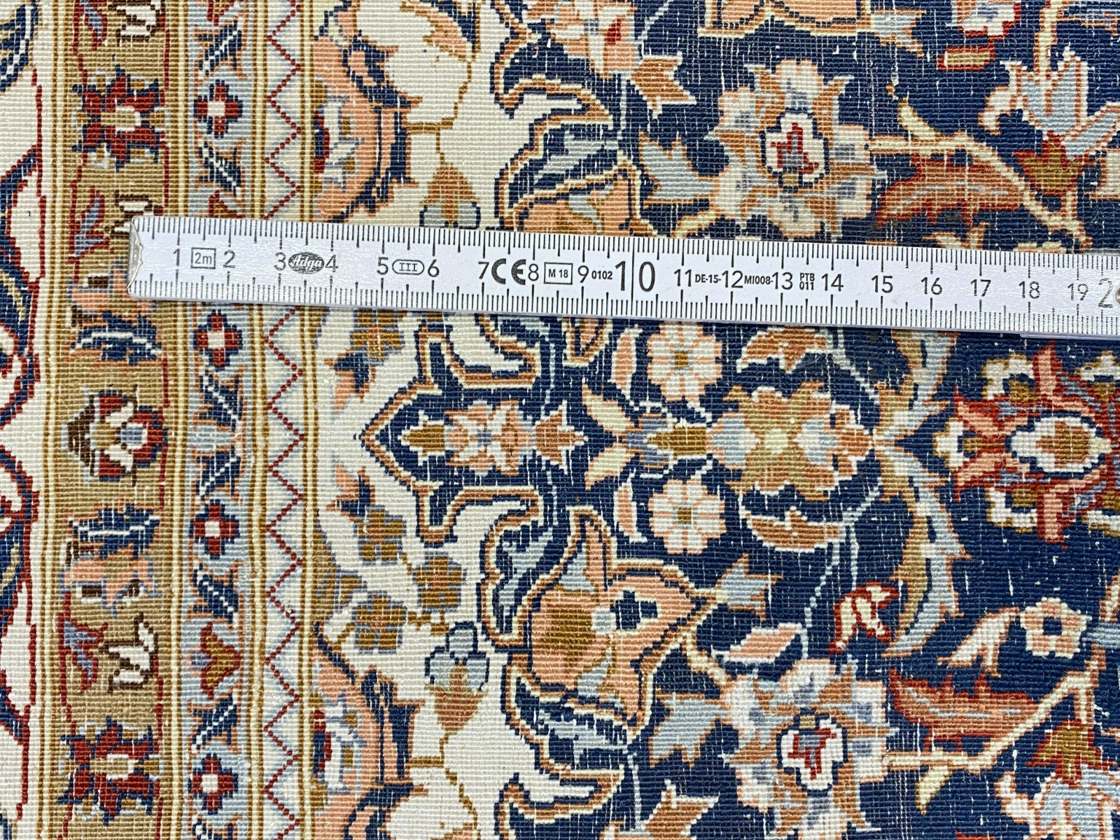 Nain Teppich Seideteppich Seide 1.000.000 Knoten 178x93cm Orientteppich