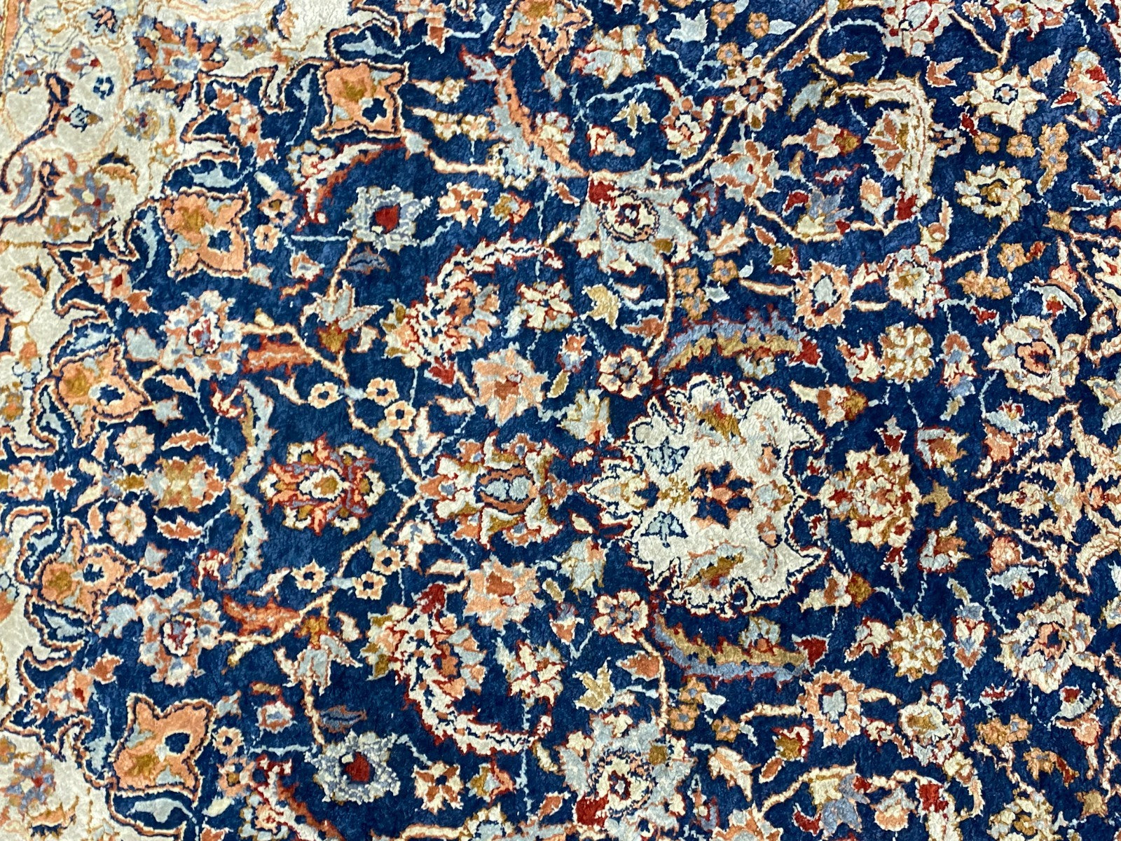 Nain Teppich Seideteppich Seide 1.000.000 Knoten 178x93cm Orientteppich
