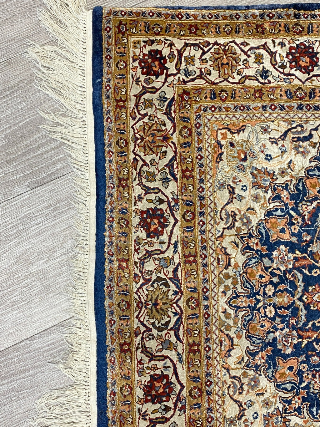 Nain Teppich Seideteppich Seide 1.000.000 Knoten 178x93cm Orientteppich