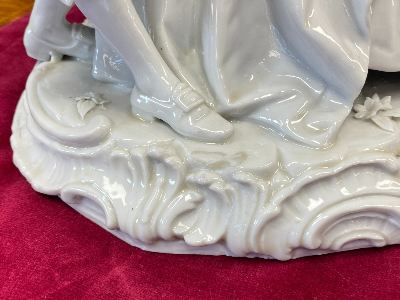 Sehr grosse antike Porzellan Figur Galantes Paar um 1900 Personen