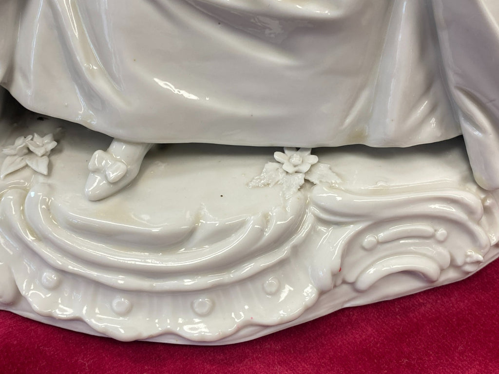 Sehr grosse antike Porzellan Figur Galantes Paar um 1900 Personen