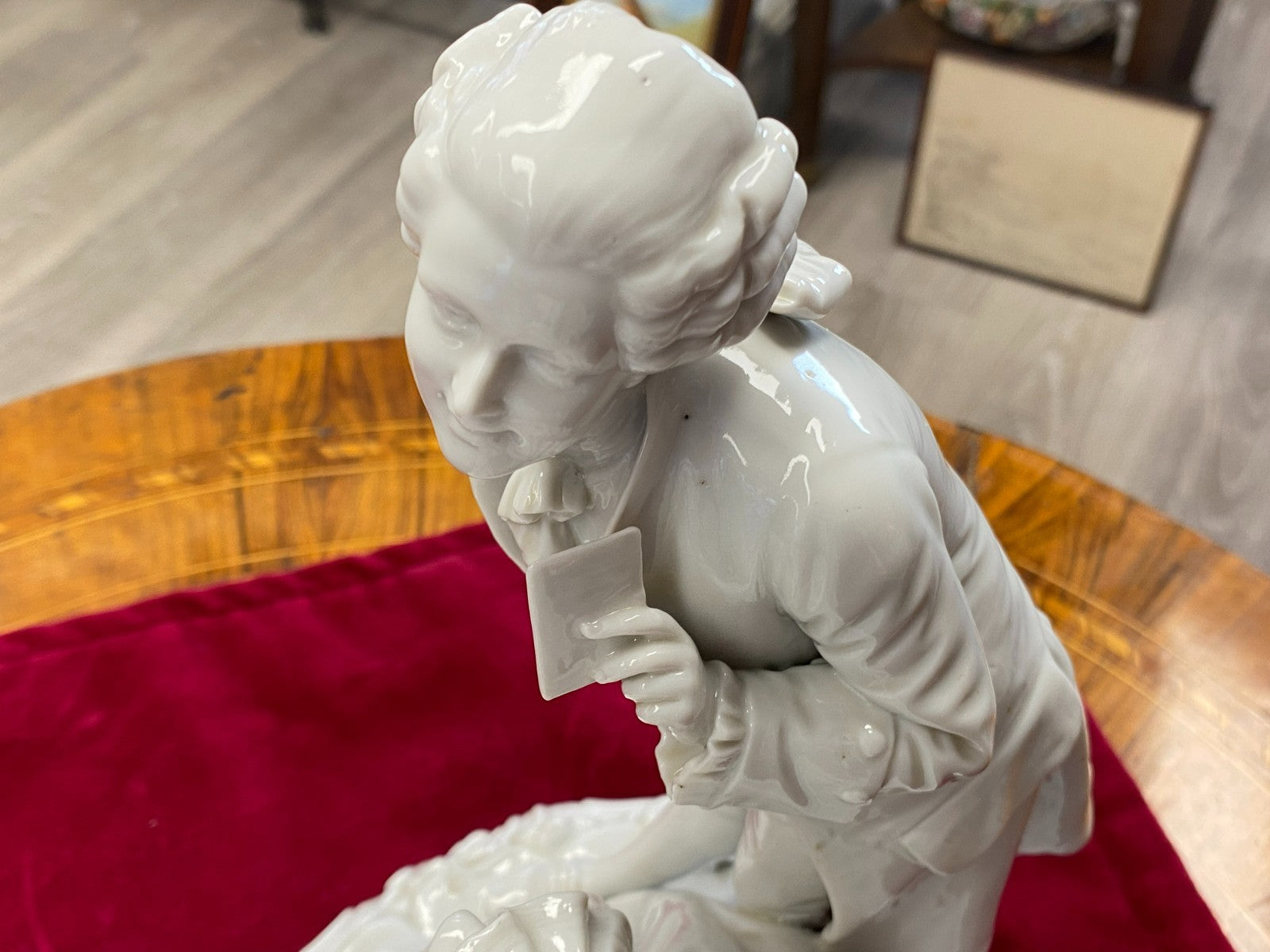 Sehr grosse antike Porzellan Figur Galantes Paar um 1900 Personen