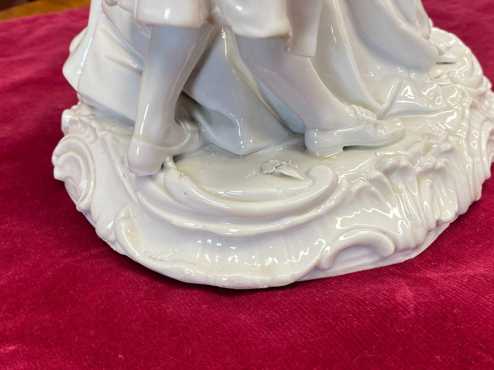 Sehr grosse antike Porzellan Figur Galantes Paar um 1900 Personen