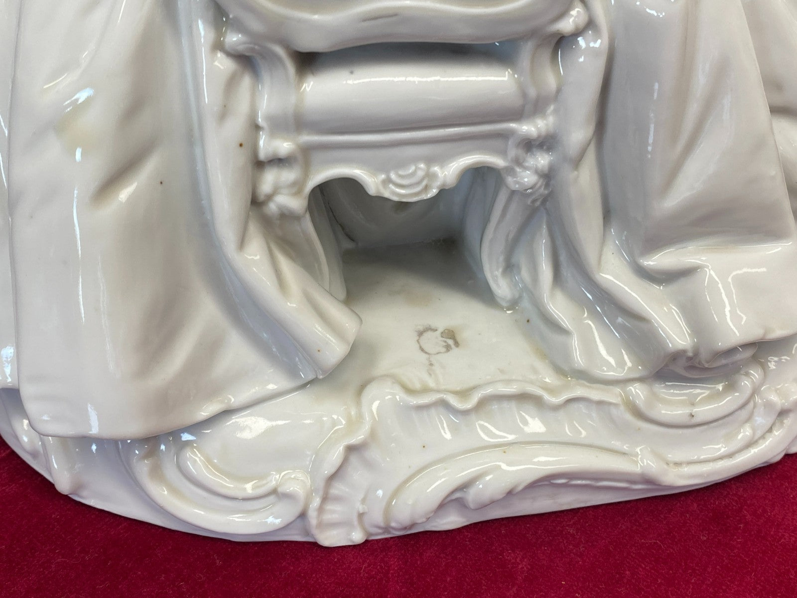 Sehr grosse antike Porzellan Figur Galantes Paar um 1900 Personen