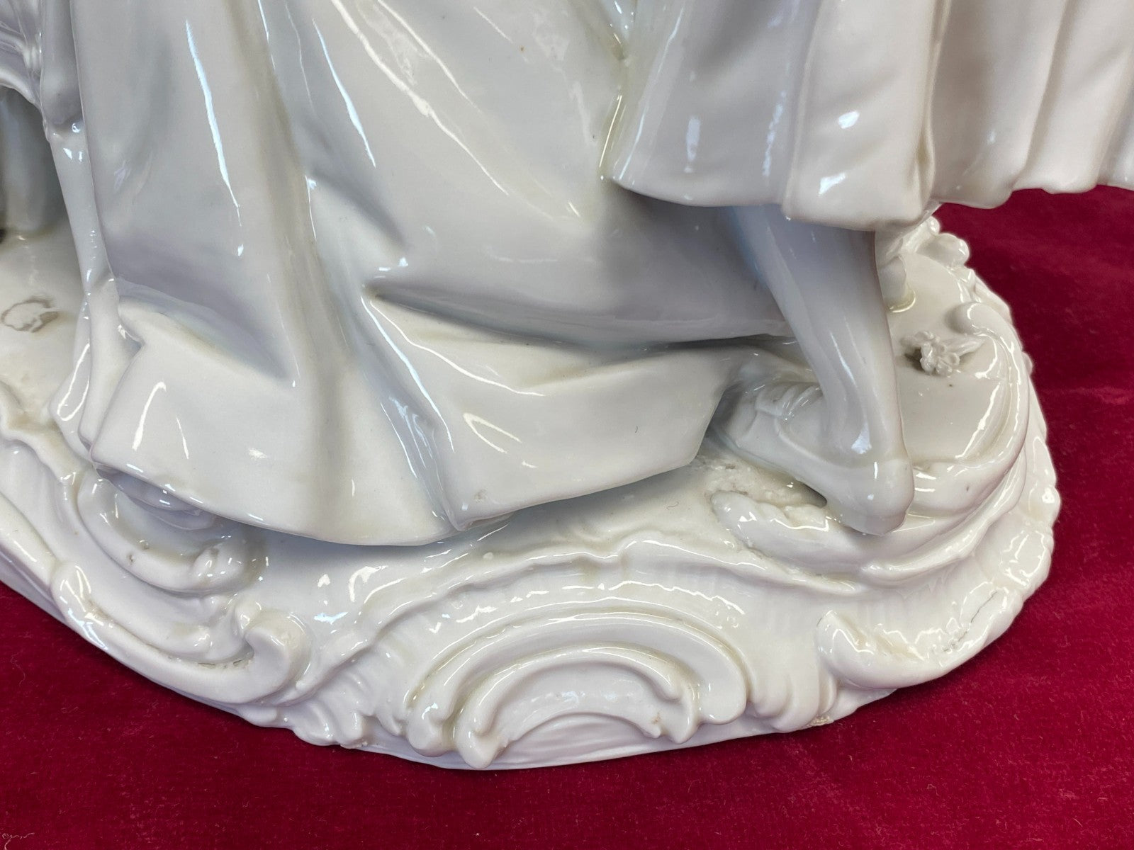 Sehr grosse antike Porzellan Figur Galantes Paar um 1900 Personen
