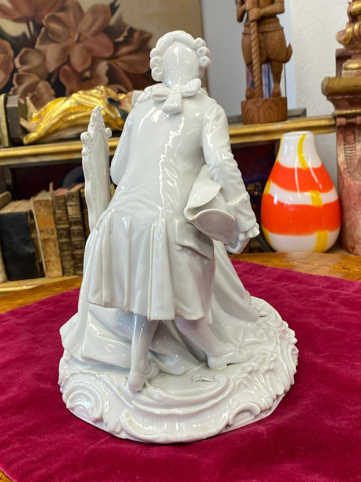 Sehr grosse antike Porzellan Figur Galantes Paar um 1900 Personen