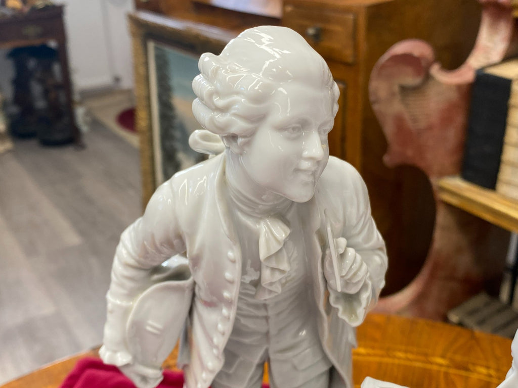 Sehr grosse antike Porzellan Figur Galantes Paar um 1900 Personen
