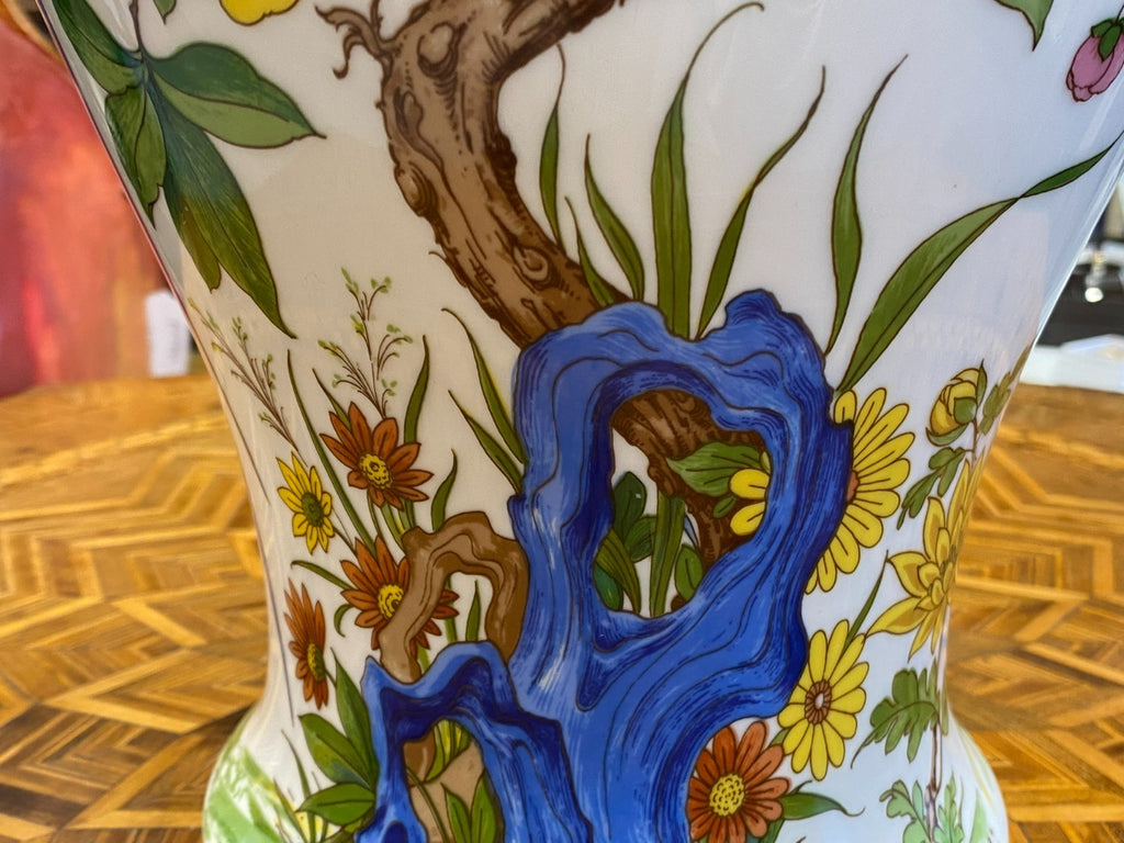 Kaiser Nanking Porzellan Vase mit Vogel Design 56cm