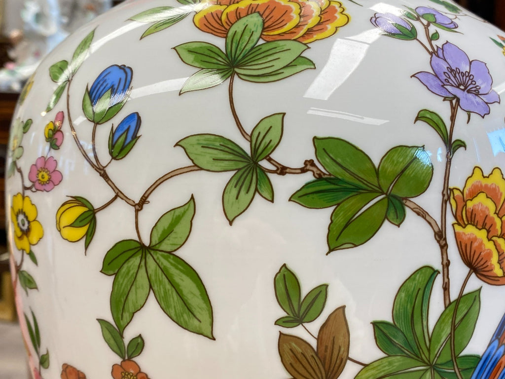 Kaiser Nanking Porzellan Vase mit Vogel Design 56cm