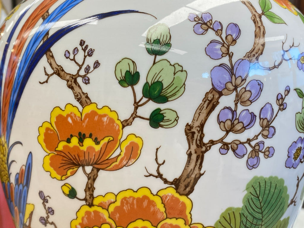 Kaiser Nanking Porzellan Vase mit Vogel Design 56cm