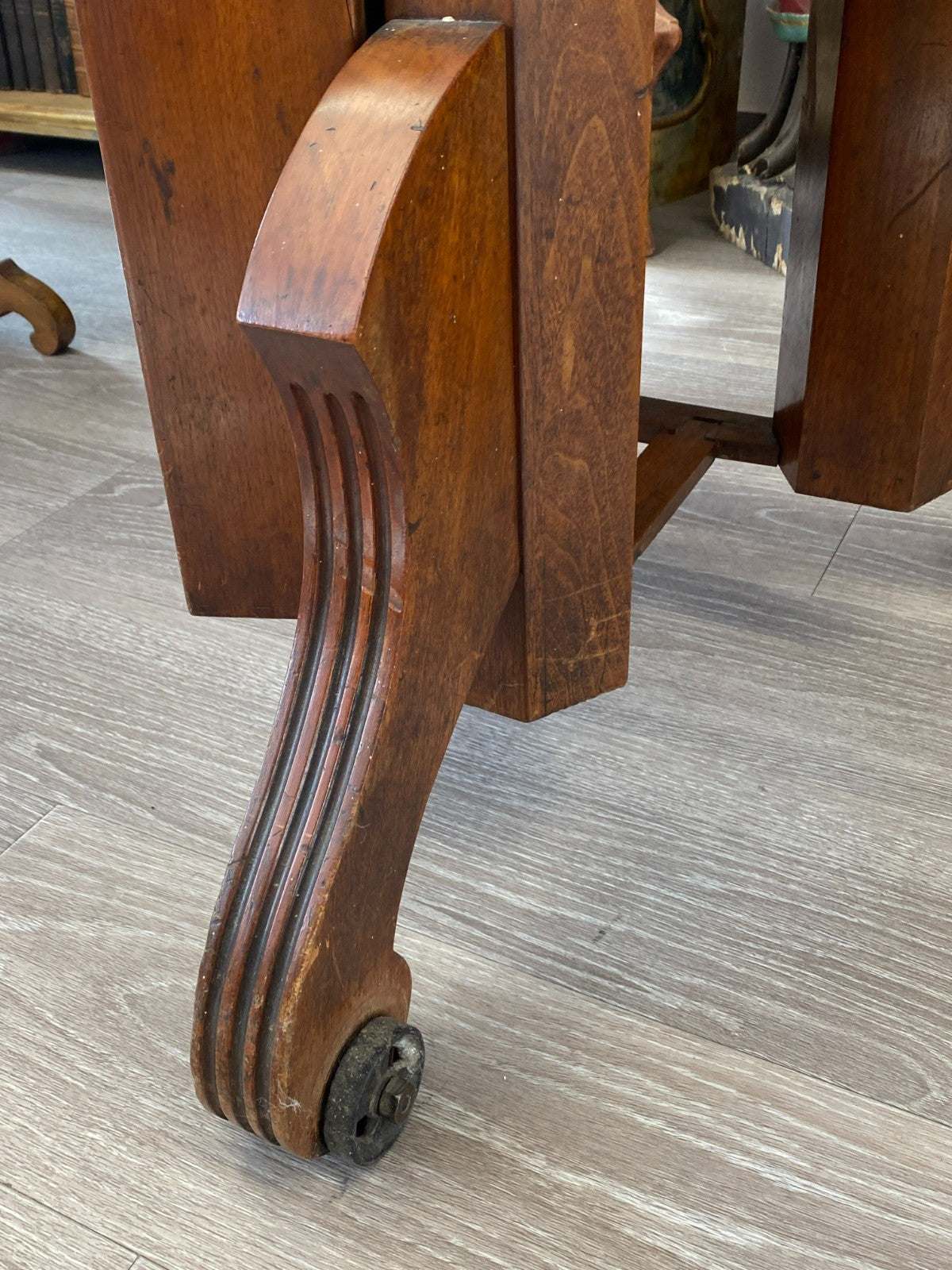 Antike Stand Kamera aus Holz Plattenkamera Standkamera mit Stativ