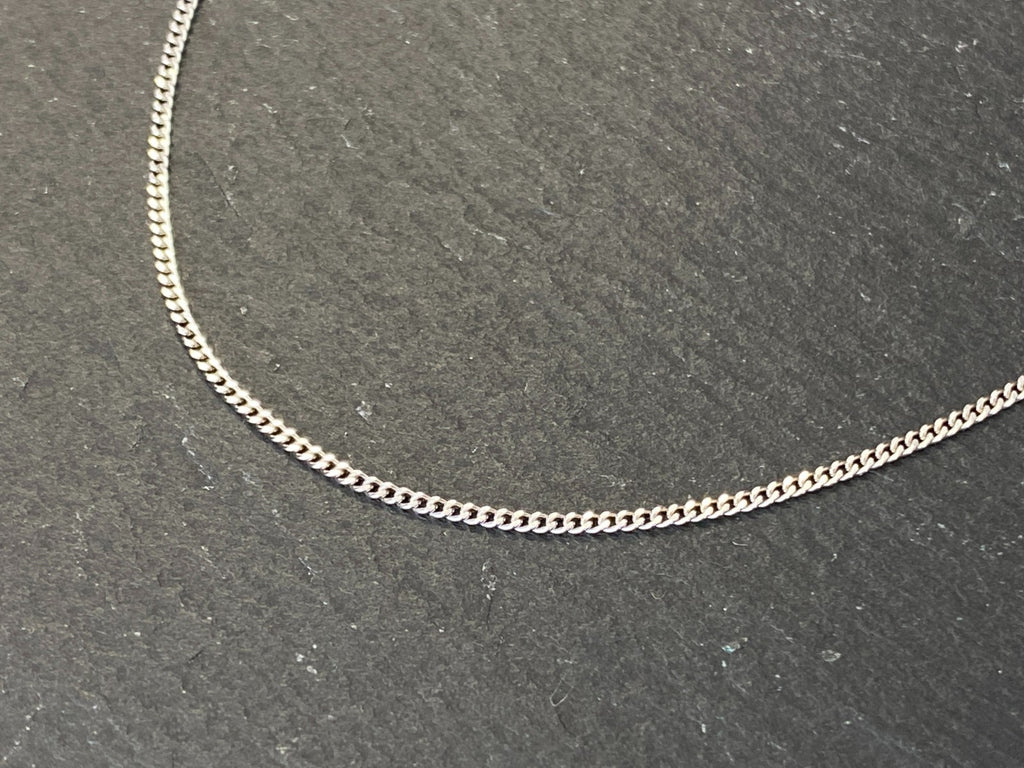 Halskette Kette aus Weissgold 333 Pwg Fbm 38,3cm 2,4g