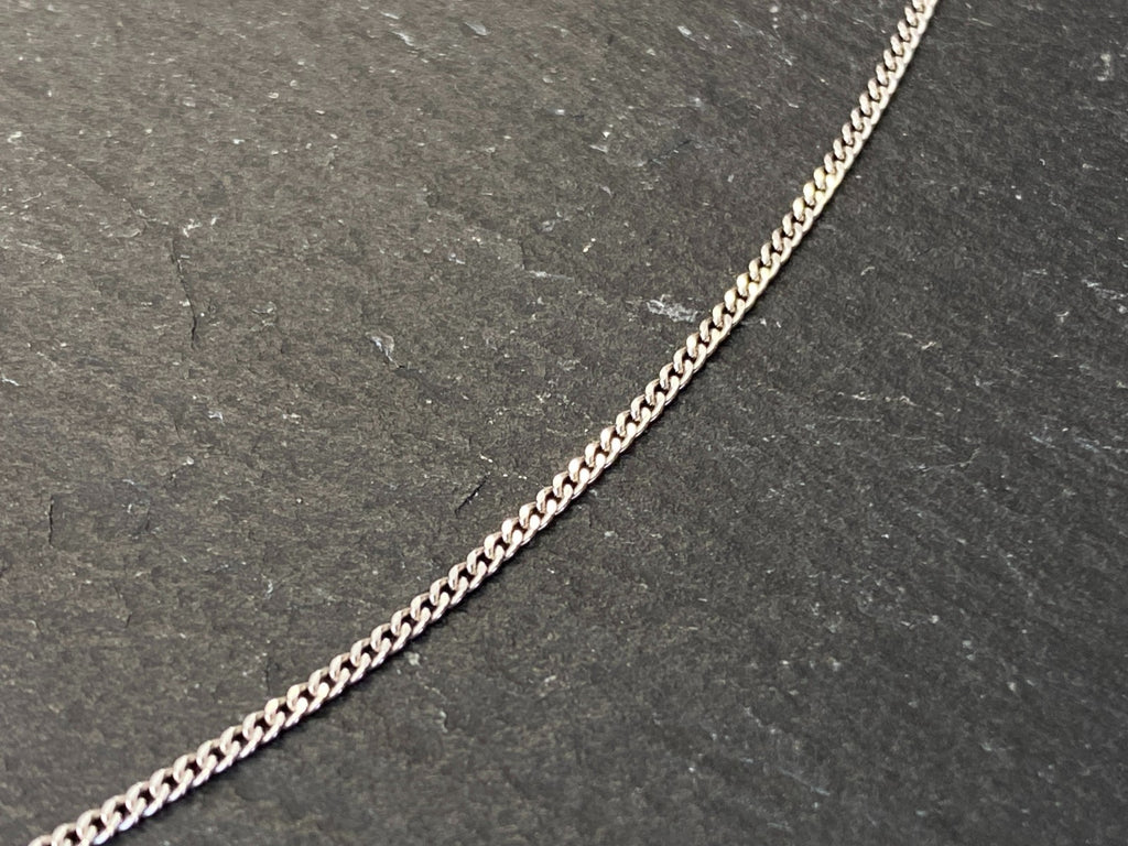 Halskette Kette aus Weissgold 333 Pwg Fbm 38,3cm 2,4g