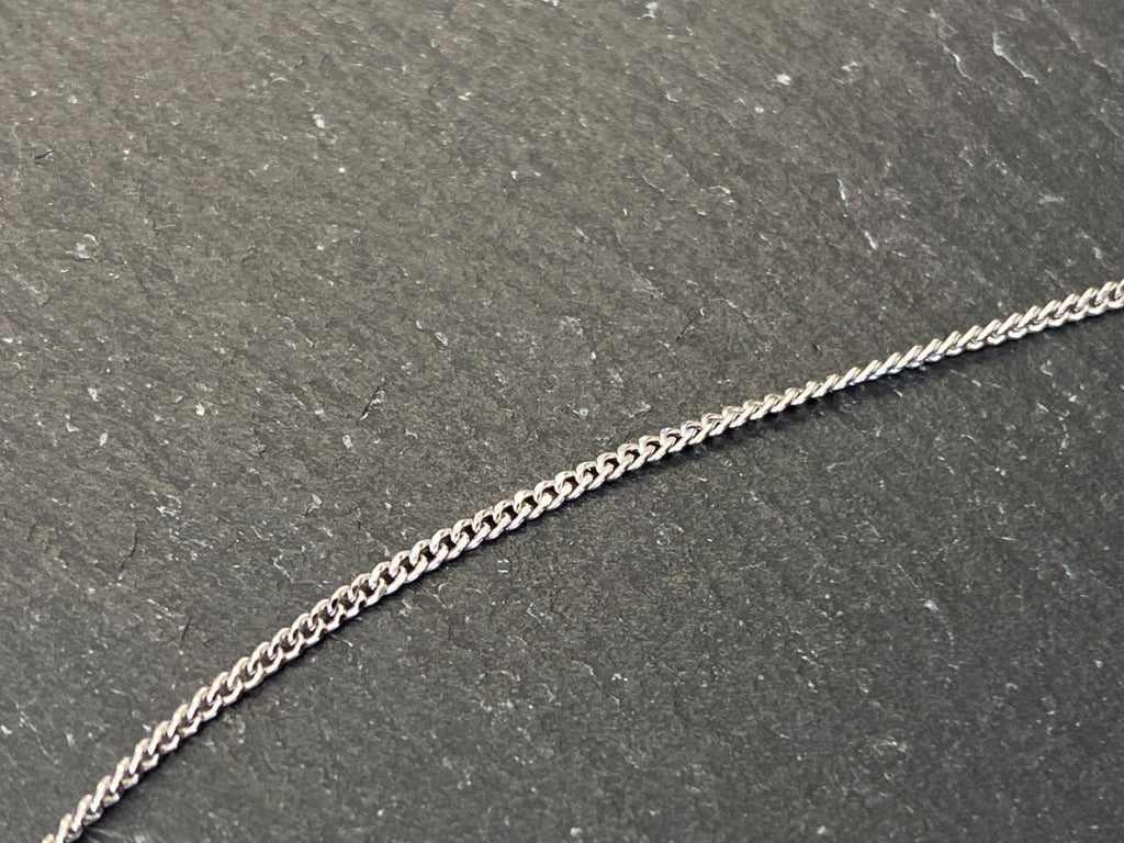 Halskette Kette aus Weissgold 333 Pwg Fbm 38,3cm 2,4g