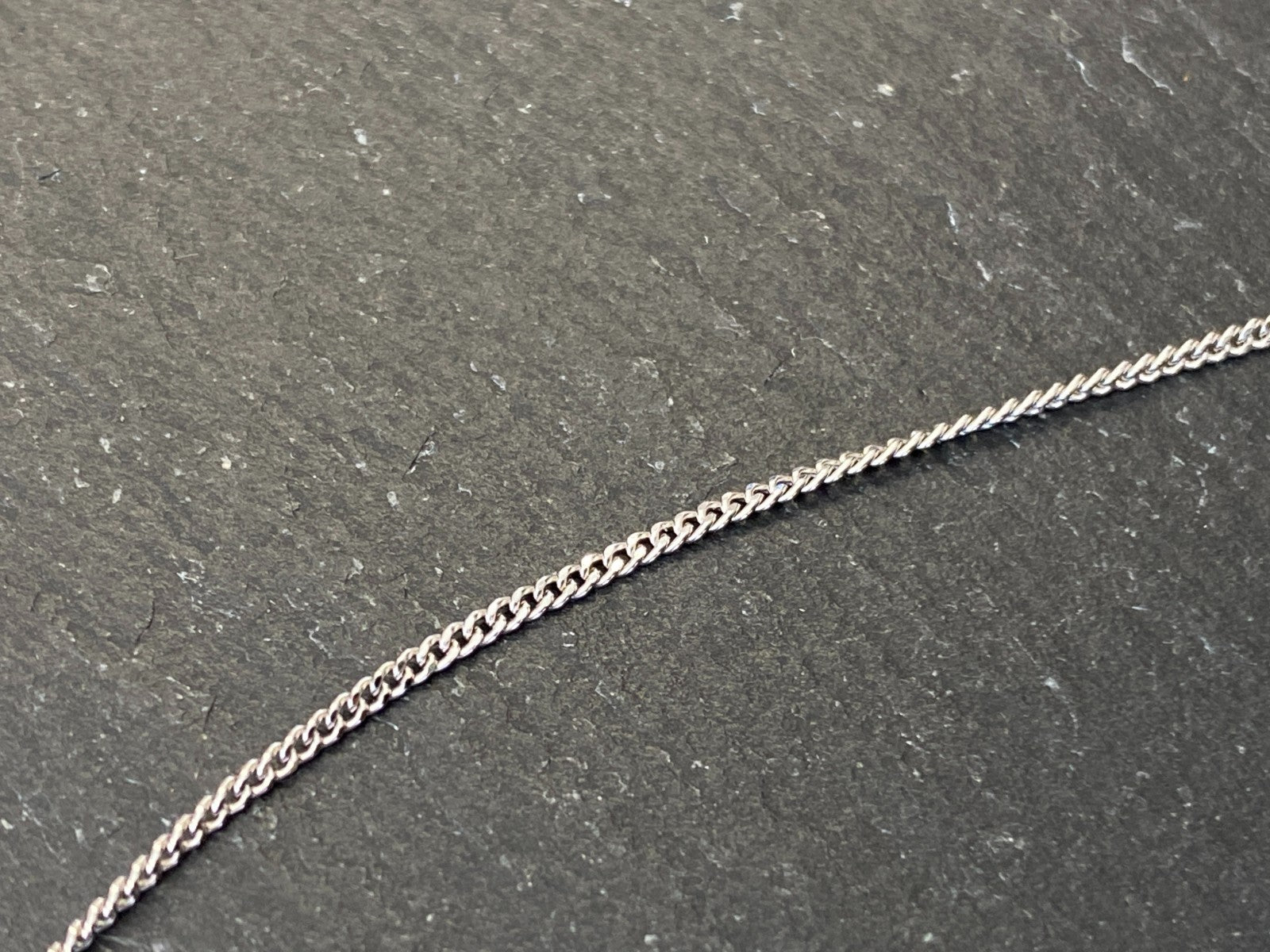 Halskette Kette aus Weissgold 333 Pwg Fbm 38,3cm 2,4g