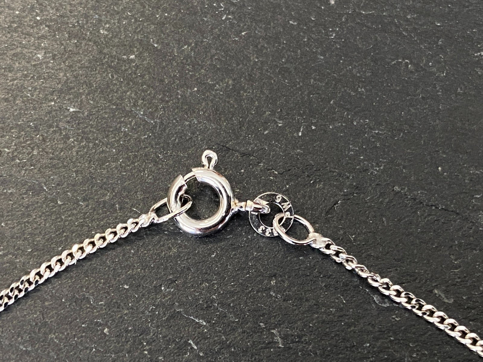 Halskette Kette aus Weissgold 333 Pwg Fbm 38,3cm 2,4g