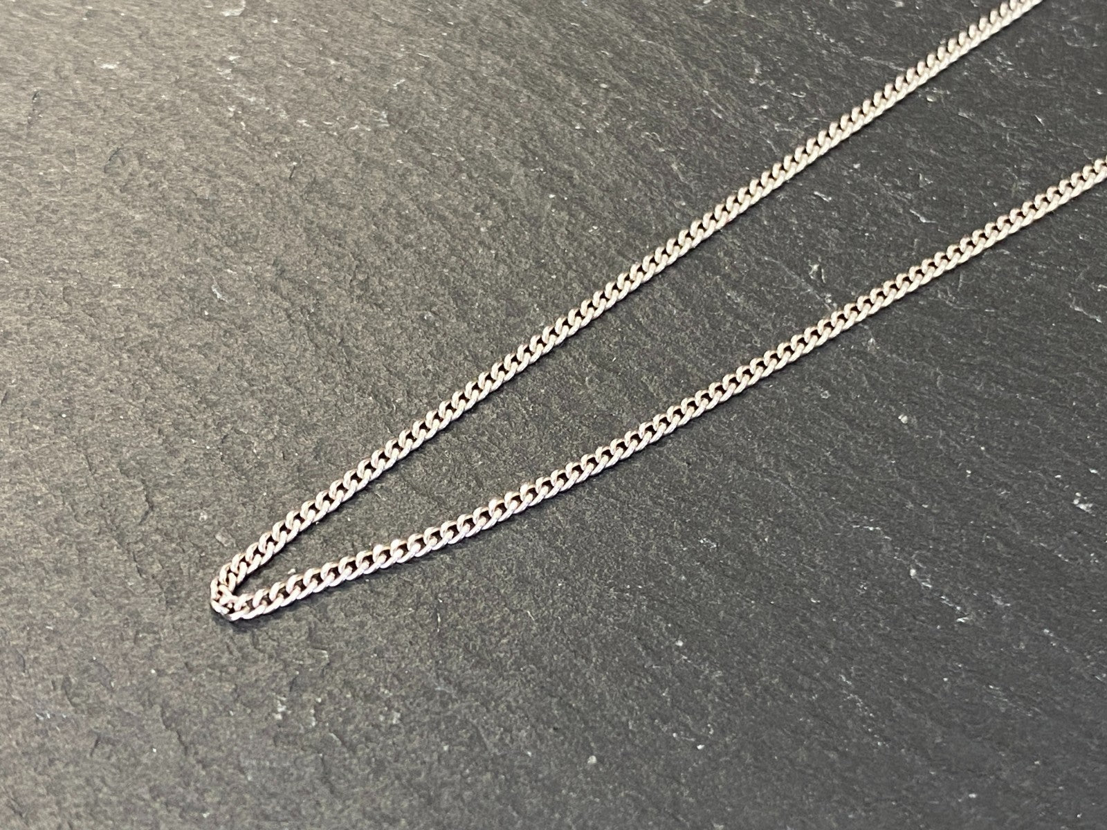 Halskette Kette aus Weissgold 333 Pwg Fbm 38,3cm 2,41g