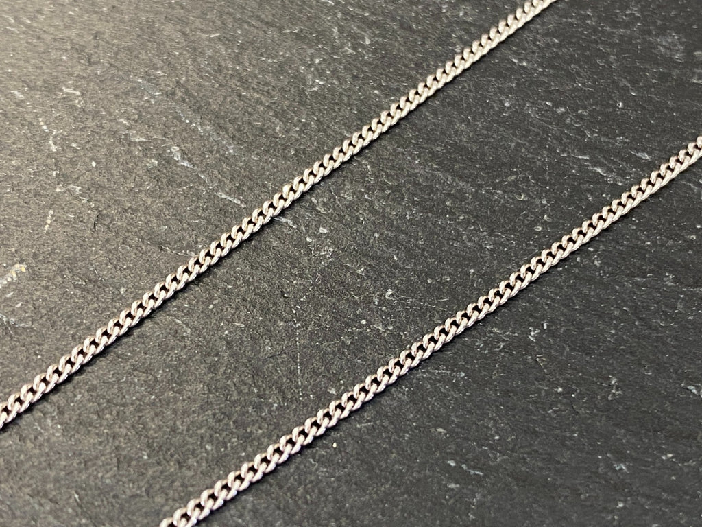 Halskette Kette aus Weissgold 333 Pwg Fbm 38,3cm 2,41g