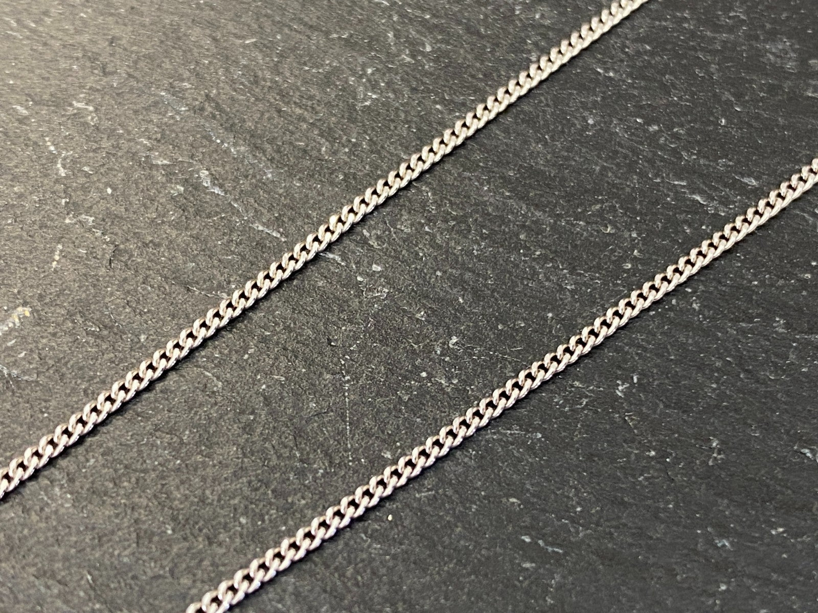 Halskette Kette aus Weissgold 333 Pwg Fbm 38,3cm 2,41g
