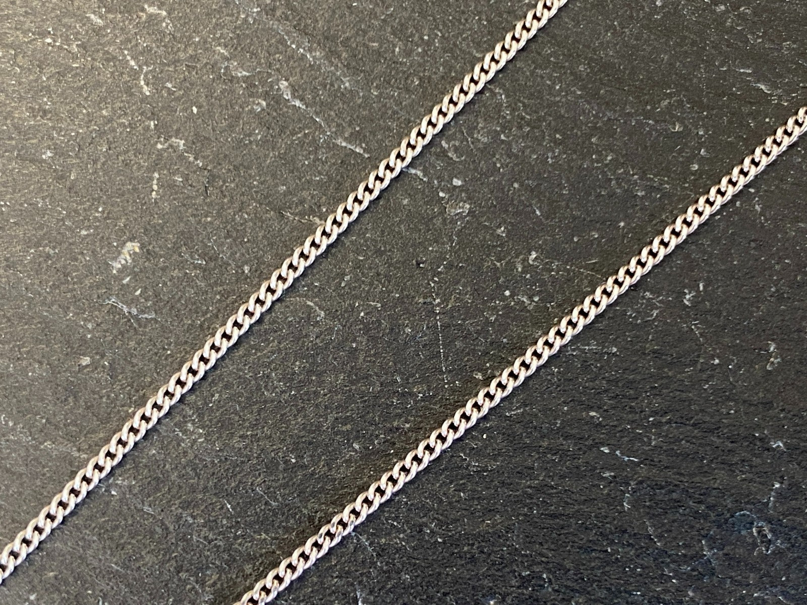 Halskette Kette aus Weissgold 333 Pwg Fbm 38,3cm 2,41g