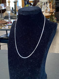 HALSKETTE KETTE AUS WEISSGOLD 333 PWG FBM 38,3cm 2,41g