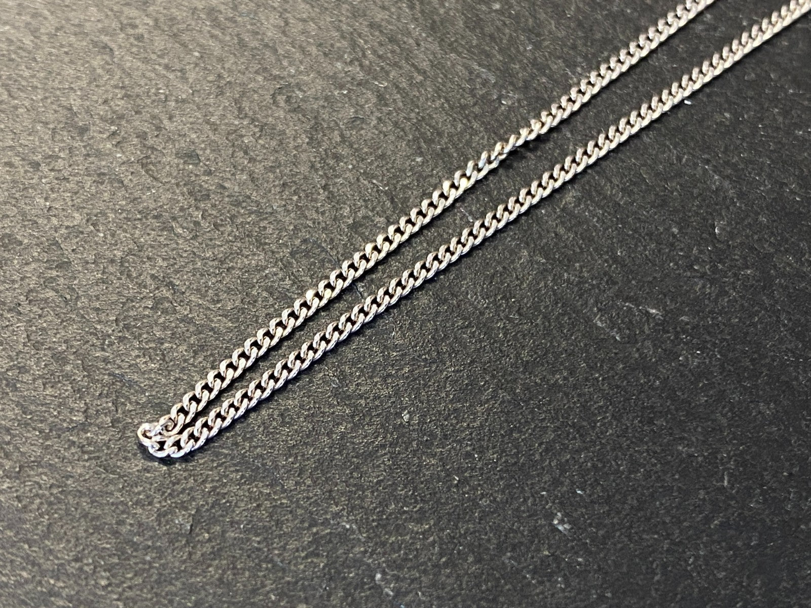 Halskette Kette aus Weissgold 333 Pwg Fbm 38,3cm 2,44g